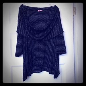 Lightweight Blouse with Cowl Neckline